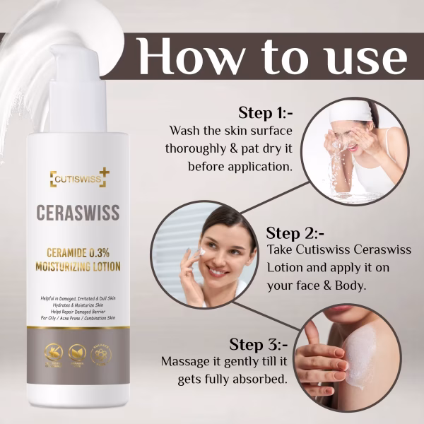 Ceraswiss Ceramide 0.3_ Moisturizing Lotion 5