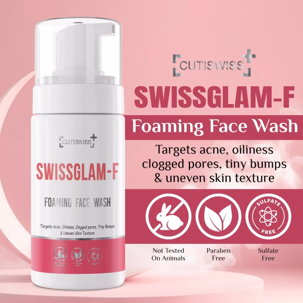 SWISSGLAM-F foaming face wash - 1