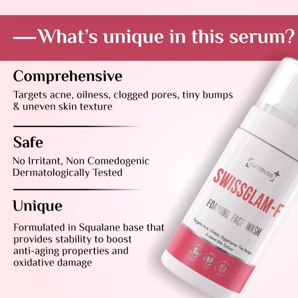 SWISSGLAM-F foaming face wash - 4