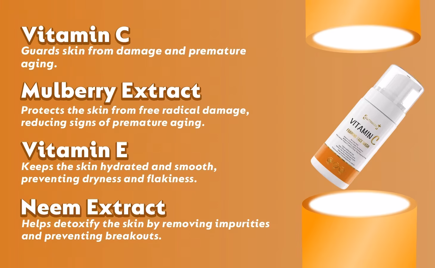 VITAMIN C FOMING FACE WASH